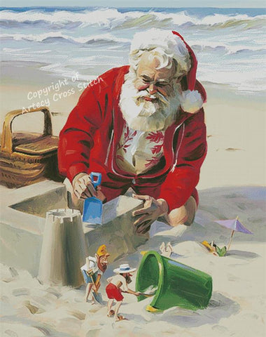 Castles In The Sand (Large) - Artecy Cross Stitch