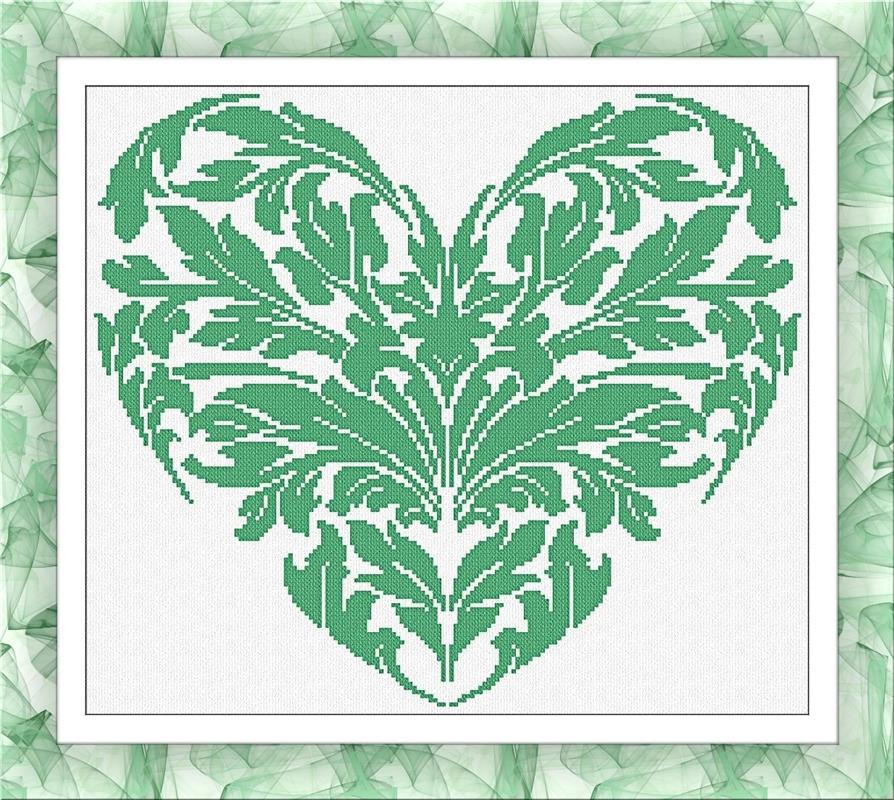 Leaves Heart - Alessandra Adelaide Needleworks