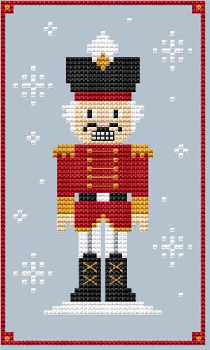 Nutcracker - Cute Embroidery by Kate