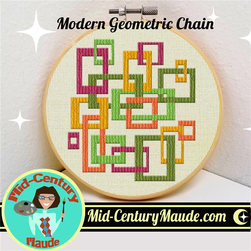 Modern Geometric Chain - Mid Century Maude