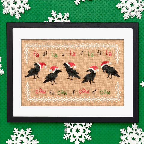 Fa La Caw - Lola Crow Cross Stitch