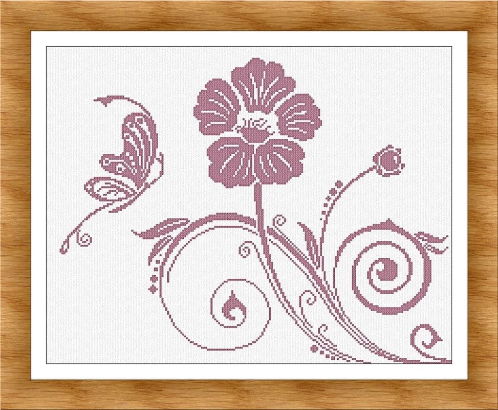 Rose And Butterfly - Alessandra Adelaide Needleworks