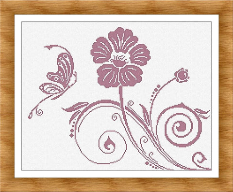 Rose And Butterfly - Alessandra Adelaide Needleworks