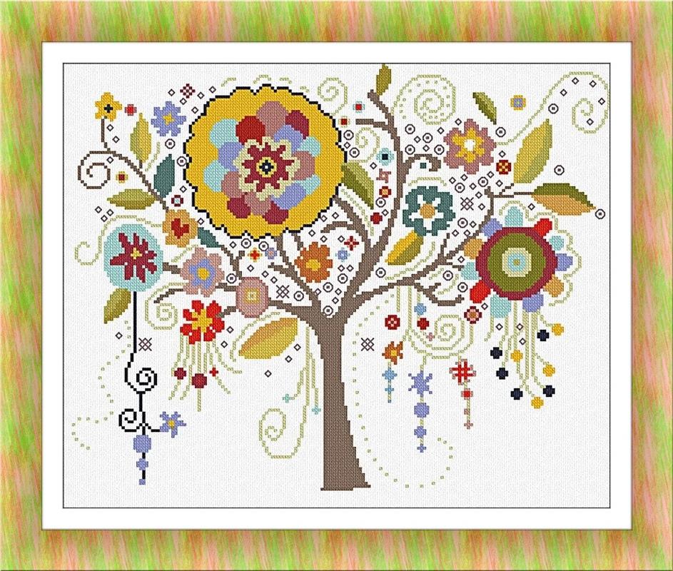 Tree Of Crazy Flowers - Alessandra Adelaide Needleworks