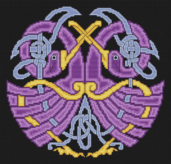 Celtic Purple Cranes - Artists Alley