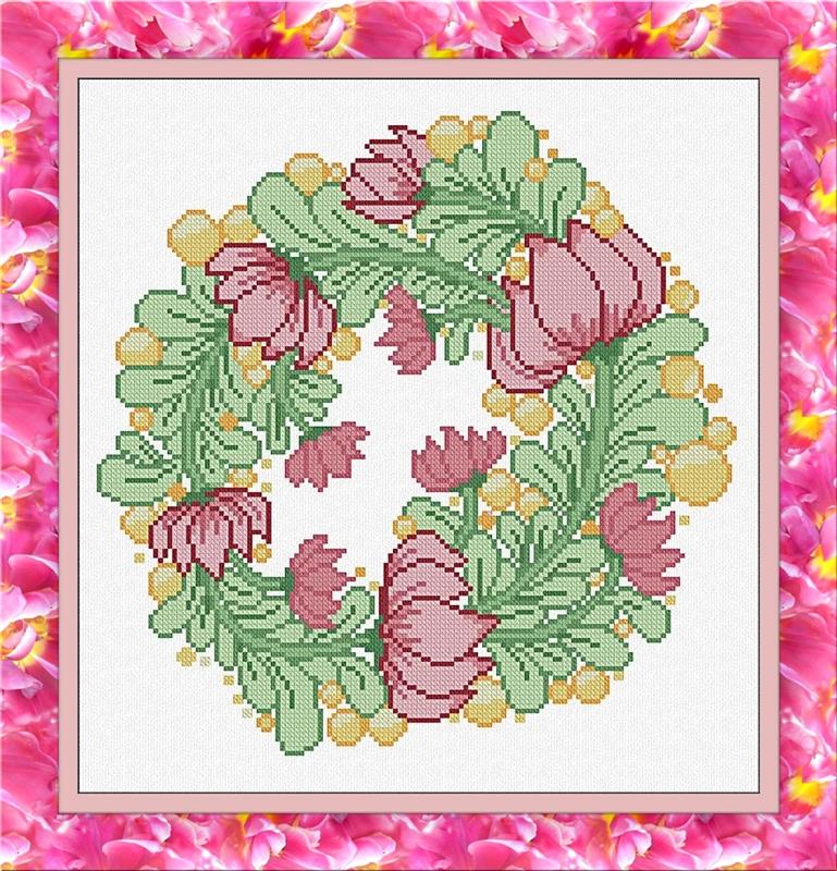 Ghirlanda Dei Primi Fiori (Garland Of The First Flowers) - Alessandra Adelaide Needleworks