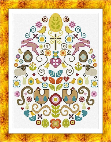 Happy Easter Farm - Alessandra Adelaide Needleworks