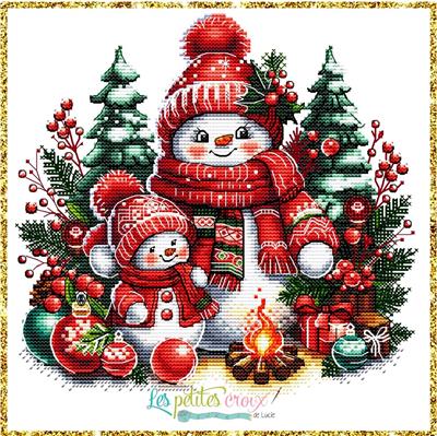 Snowmen Family - Les Petites Croix De Lucie
