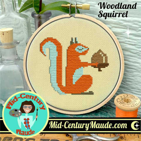 Woodland Squirrel - Mid Century Maude