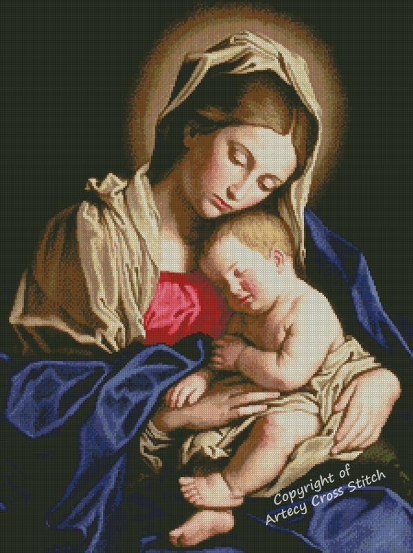 Madonna And Child 2 - Artecy Cross Stitch