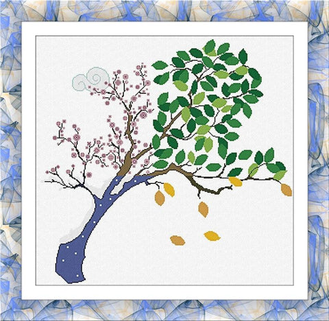 Albero Delle Stagioni (Tree Of Seasons) - Alessandra Adelaide Needleworks