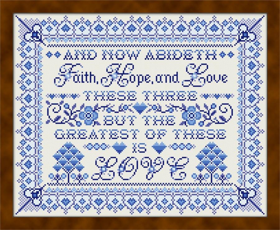 Love In Blue - Joan Elliott Designs