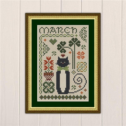 Cat Tales Collection: March Cat - Happiness Is  HeartMade