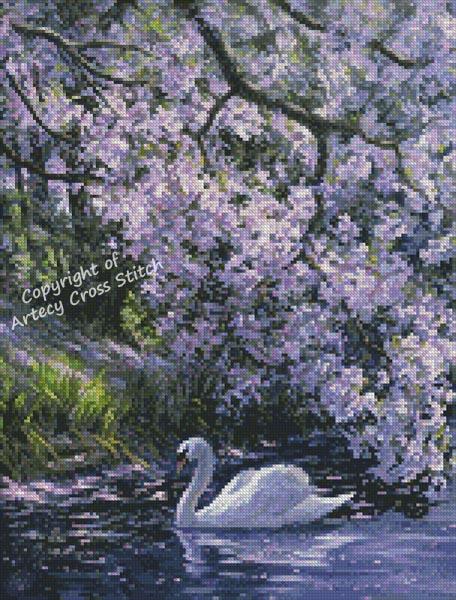 Mini Mute Swan - Artecy Cross Stitch