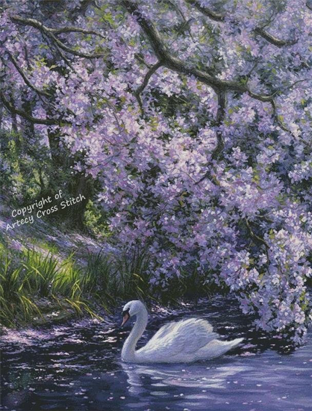 Mute Swan (Large) - Artecy Cross Stitch