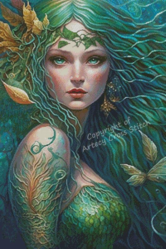 Beautiful Mermaid - Artecy Cross Stitch