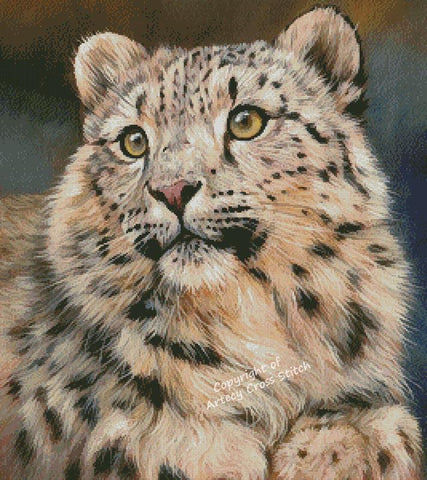 Snow Leopard 6 - Artecy Cross Stitch