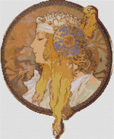 Byzantine Heads: Blonde - Art of Stitch, The