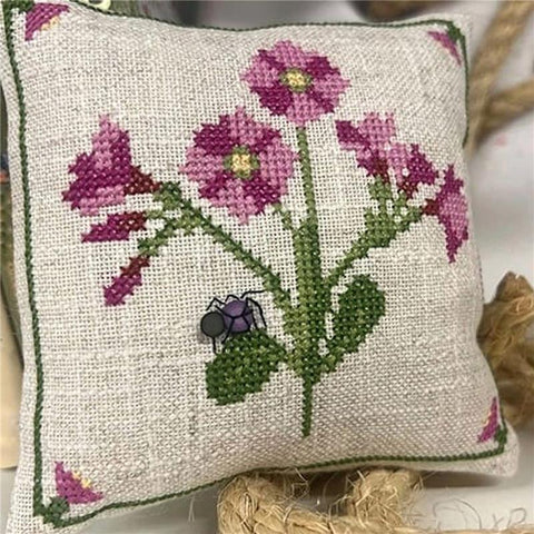 Primrose Flowers - Cute Embroidery by Kate