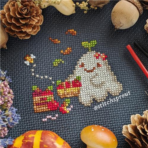 Haunted Harvest - StitchSprout Cross Stitch