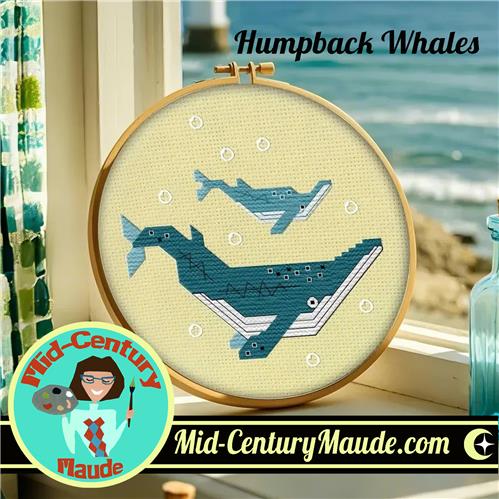 Humpback Whales - Mid Century Maude