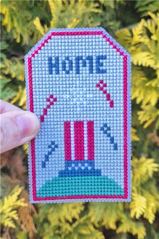 Home Patriotic Tags - Cute Embroidery by Kate