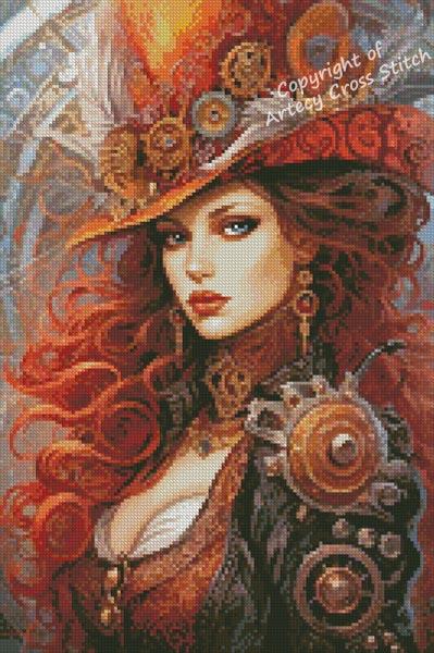 Mini Steampunk Beauty - Artecy Cross Stitch