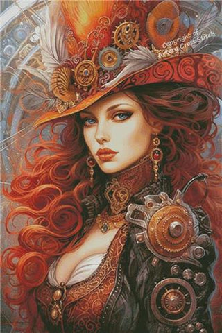 Steampunk Beauty (Large) - Artecy Cross Stitch