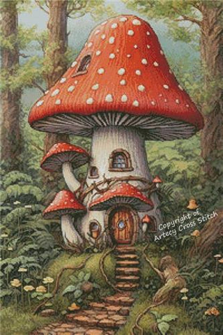 Toadstool House 1 - Artecy Cross Stitch