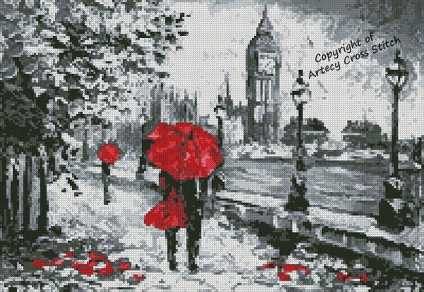 Mini London Abstract - Artecy Cross Stitch