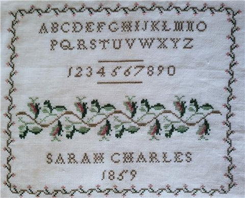 Sarah Charles 1859: An Irish Sampler - Crowsfeetstitching