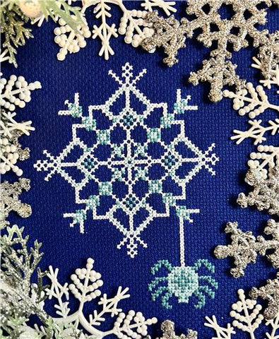 Snowflake Spider - Stay Platinum Stitchery