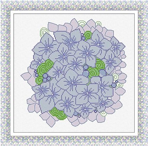 Ortensia (Hydrangea) - Alessandra Adelaide Needleworks