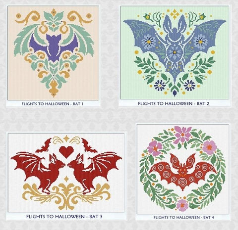 Flights To Halloween 1 - Alessandra Adelaide Needleworks