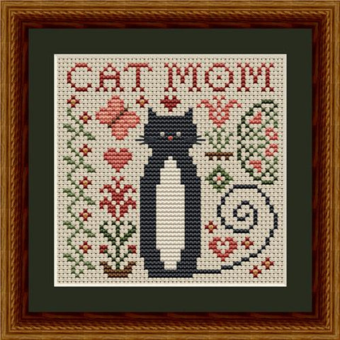 Cat Tales Collection: Cat Mom - Happiness Is  HeartMade
