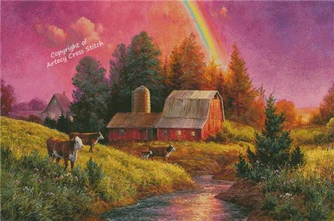 Farm After The Rain (Large) - Artecy Cross Stitch