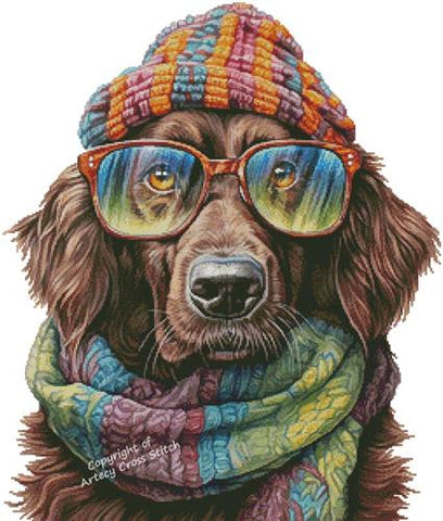 Winter Retriever - Artecy Cross Stitch