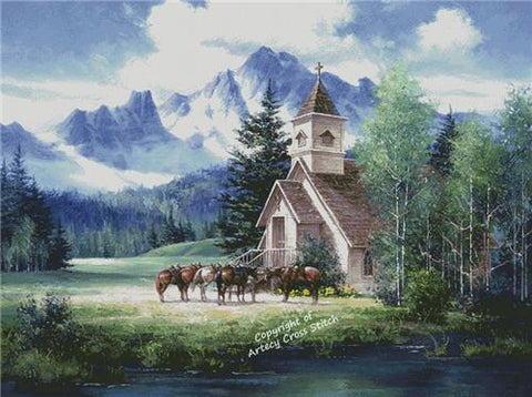 Friends In High Places (Large) - Artecy Cross Stitch