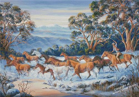 The Man From Snowy River (Large) - Artecy Cross Stitch