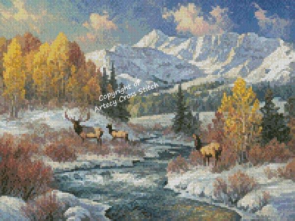 Mini The Early Snow - Artecy Cross Stitch