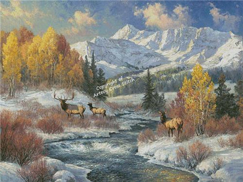 The Early Snow (Large) - Artecy Cross Stitch