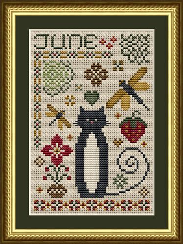 Cat Tales Collection: June Cat - Happiness Is  HeartMade