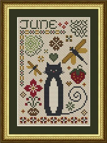 Cat Tales Collection: June Cat - Happiness Is  HeartMade