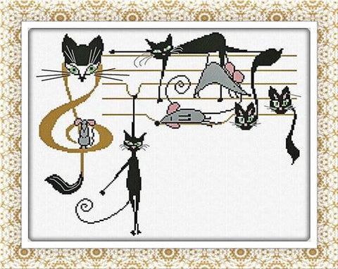 Sonata For Cats And Mice - Alessandra Adelaide Needleworks