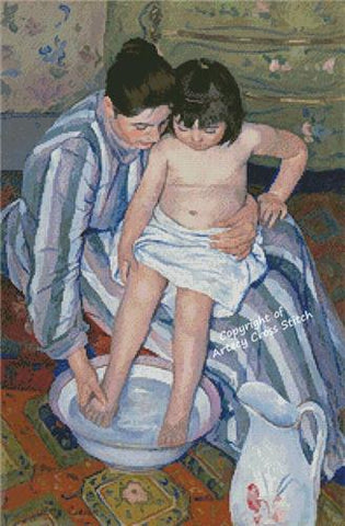 The Bath - Artecy Cross Stitch