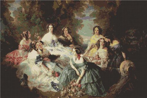 Empress Eugénie Surrounded By Her Ladies In Waiting - Art of Stitch, The
