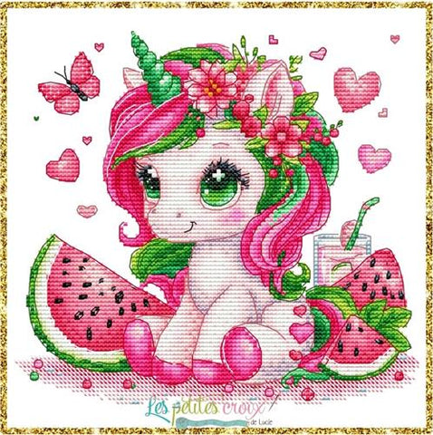 Watermelon Unicorn - Les Petites Croix De Lucie