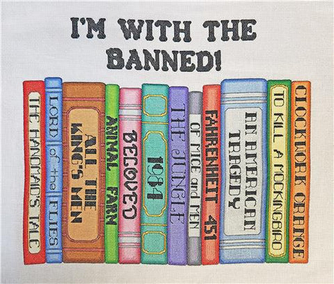 I'm With The Banned - Rogue Stitchery