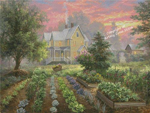 Summer Farm Garden - Artecy Cross Stitch