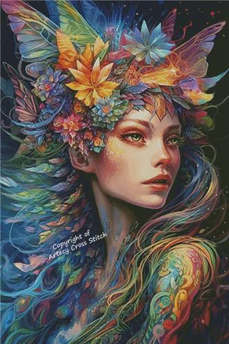 Rainbow Fairy (Large) - Artecy Cross Stitch